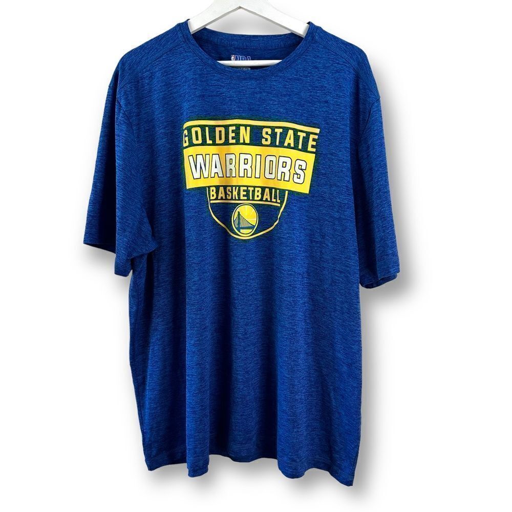 NBA blue Golden State Warriors T-shirt size 2XL